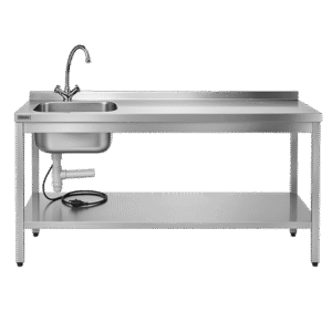 STÓŁ ZE ZLEWEM + BATERIA + PODGRZEWACZ